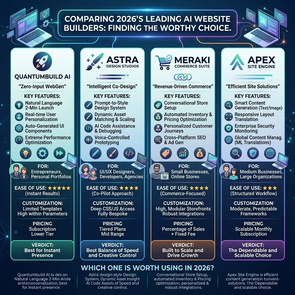 AI Website Builders Compared